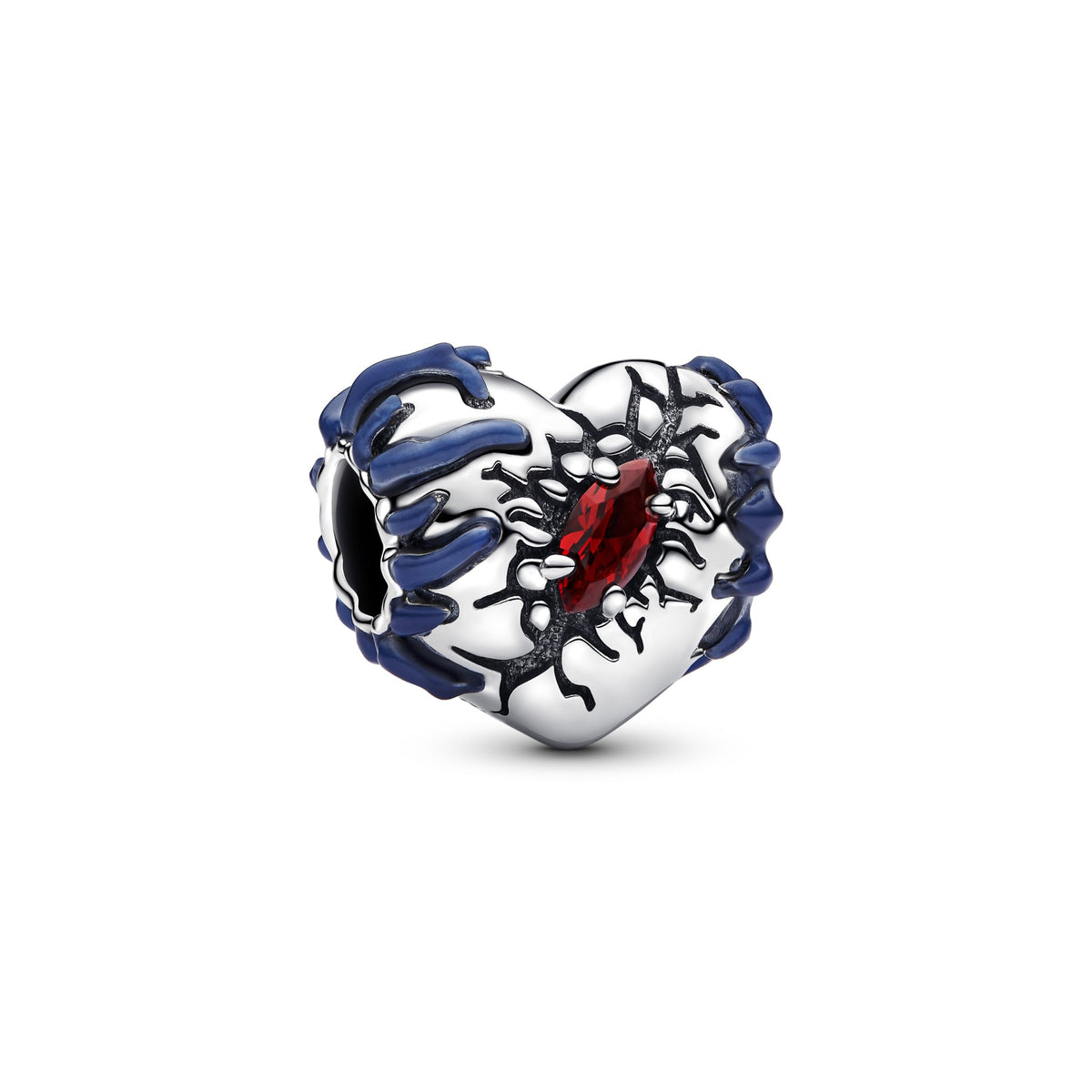Pandora Stranger Things glow-in-the-dark hartbedel zilver
