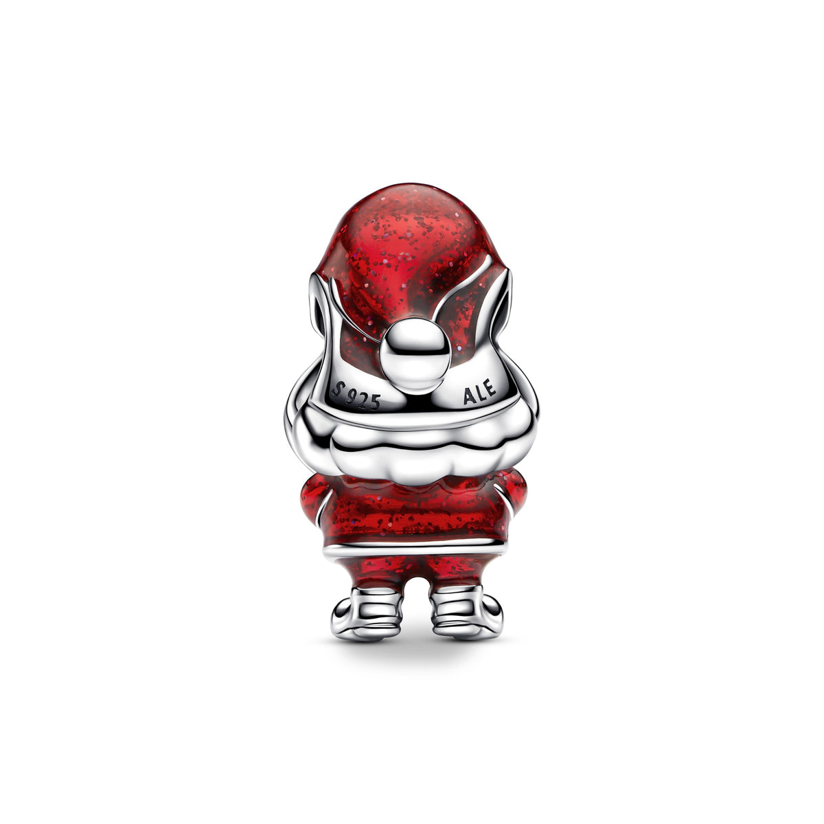 Pandora Bedel met speelse Kerstman zilver 793593C01