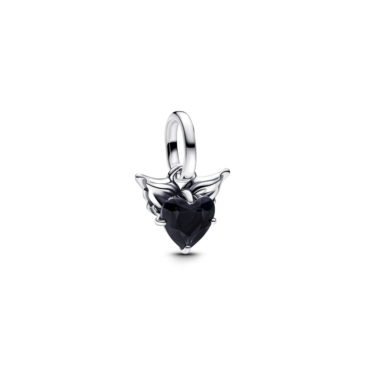 Pandora Hart met Vleugels Mini-Hangende Bedel zilver