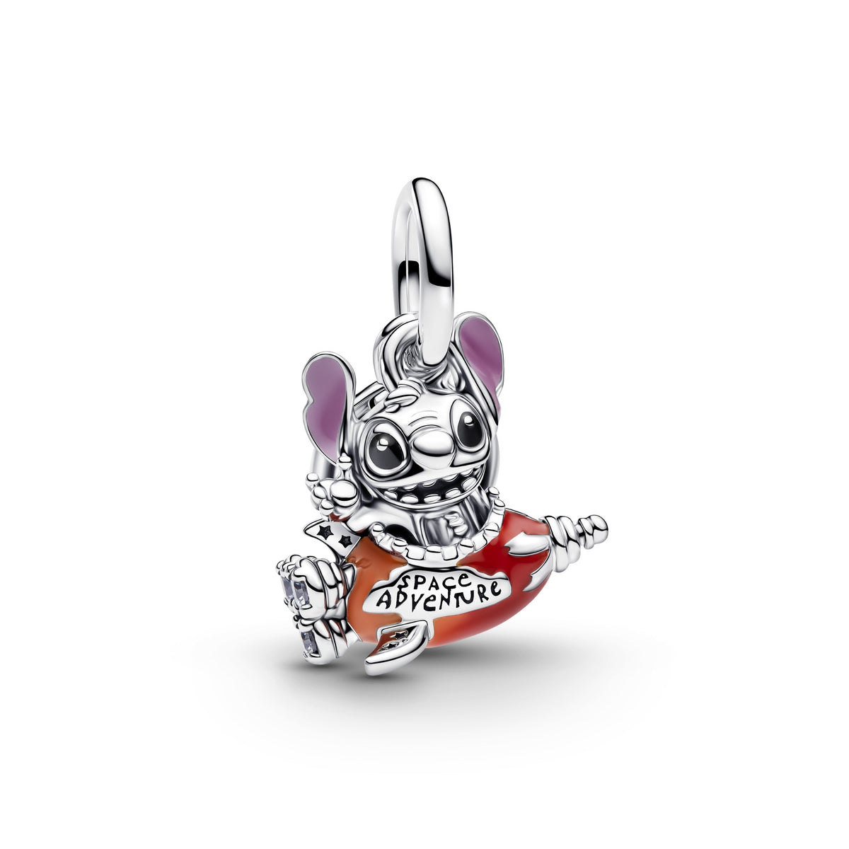 Pandora Disney Stitch Raket Hangende Bedel zilver
