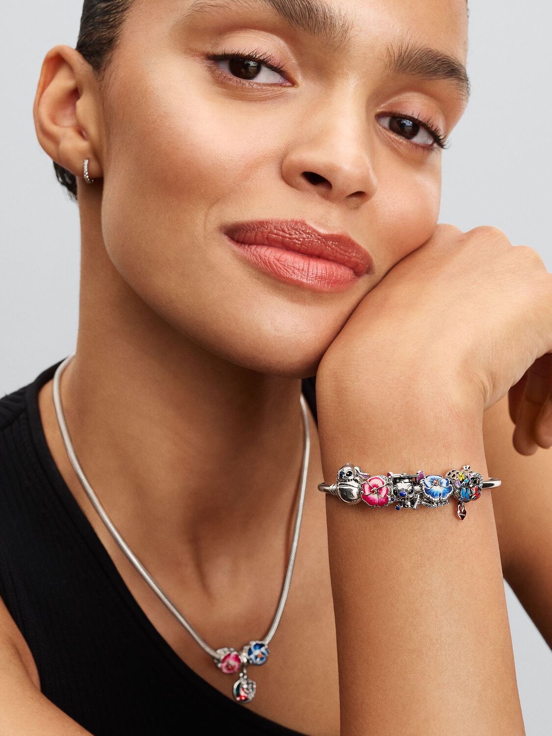 Pandora Disney Stitch Graduation-bedel zilver - 793789C01