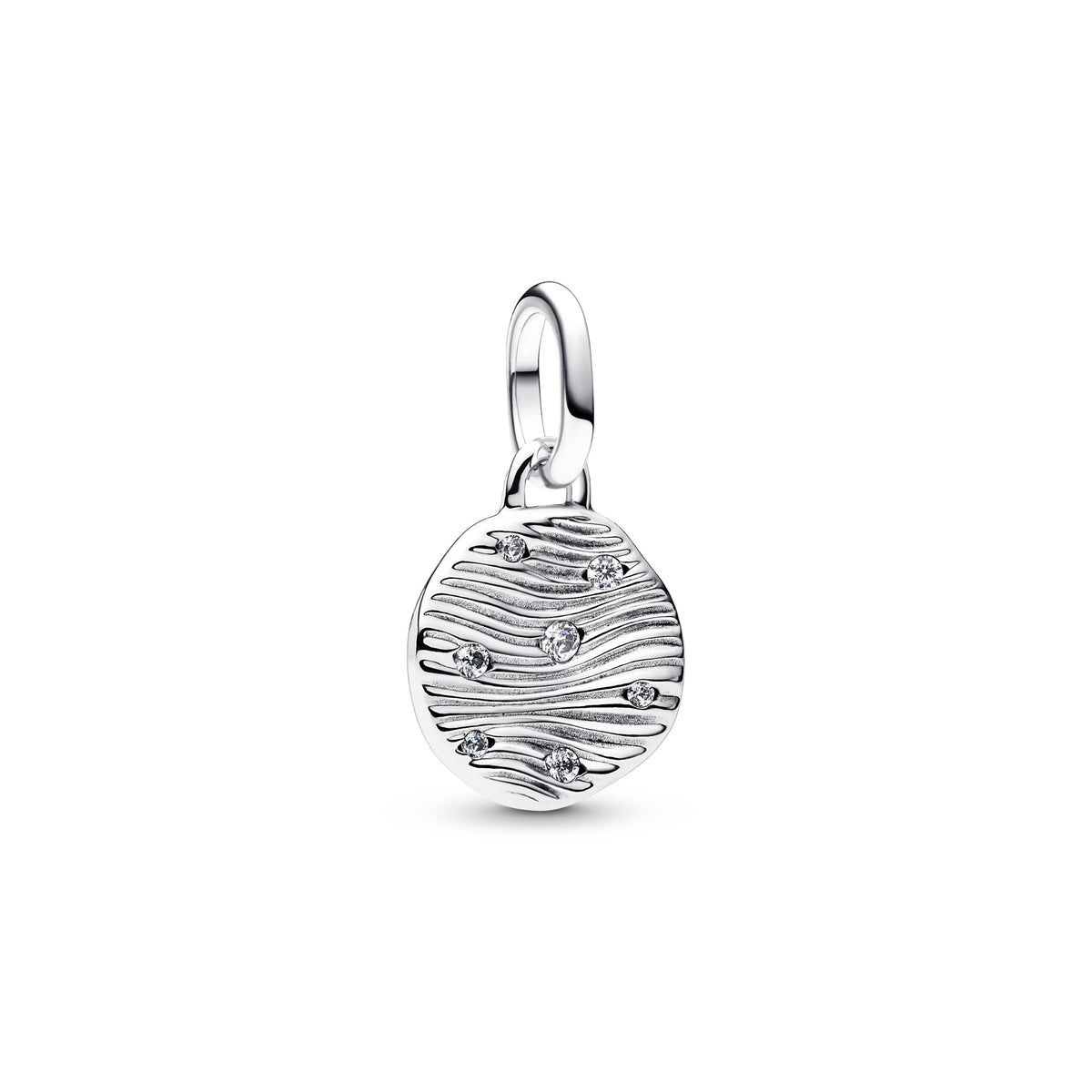 Pandora Graveerbare Mini Medaillonbedel zilver