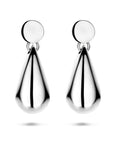 Zilveren gerhodineerde oorhangers druppel 41 mm - 1341742 - PansiteNederland.nl