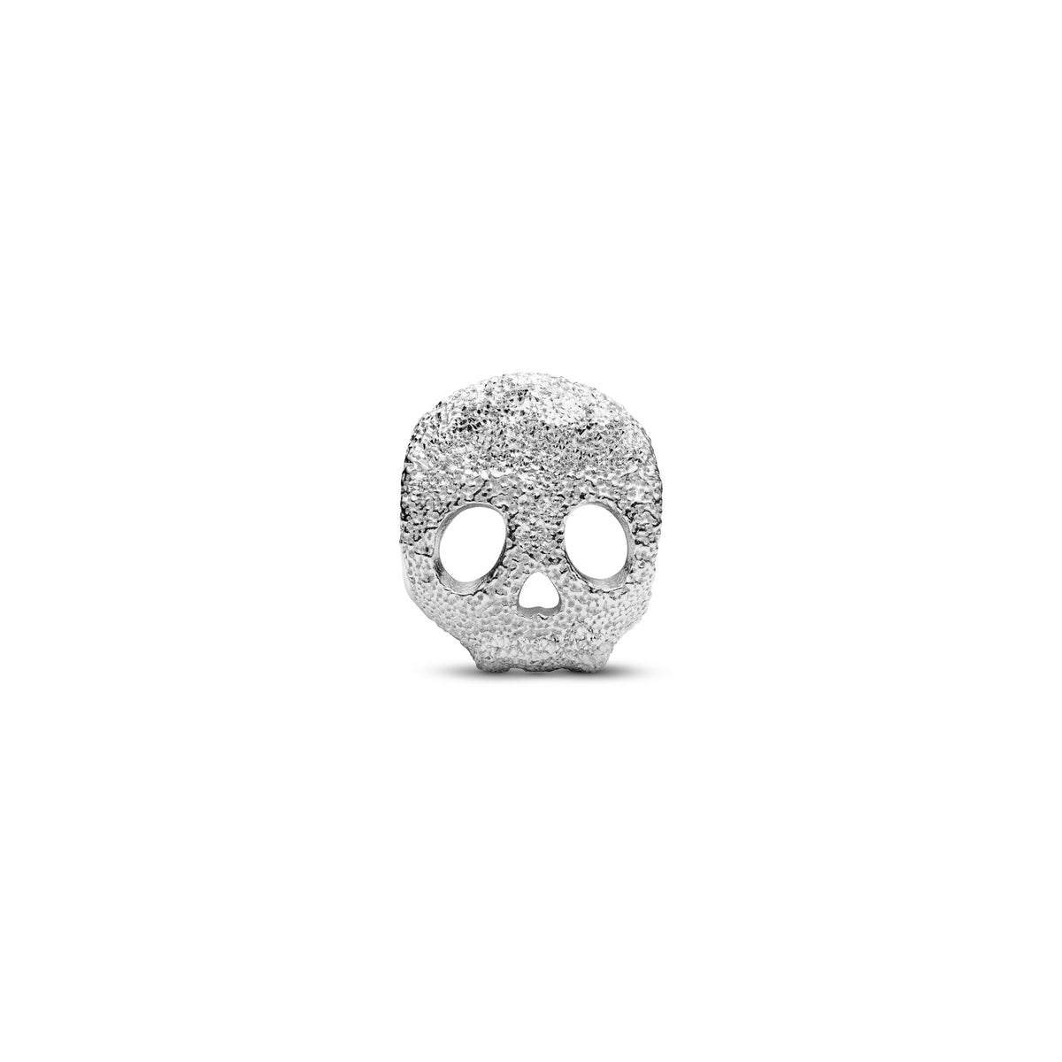 Pandora Minibedel getextureerde schedel zilver 794040C00