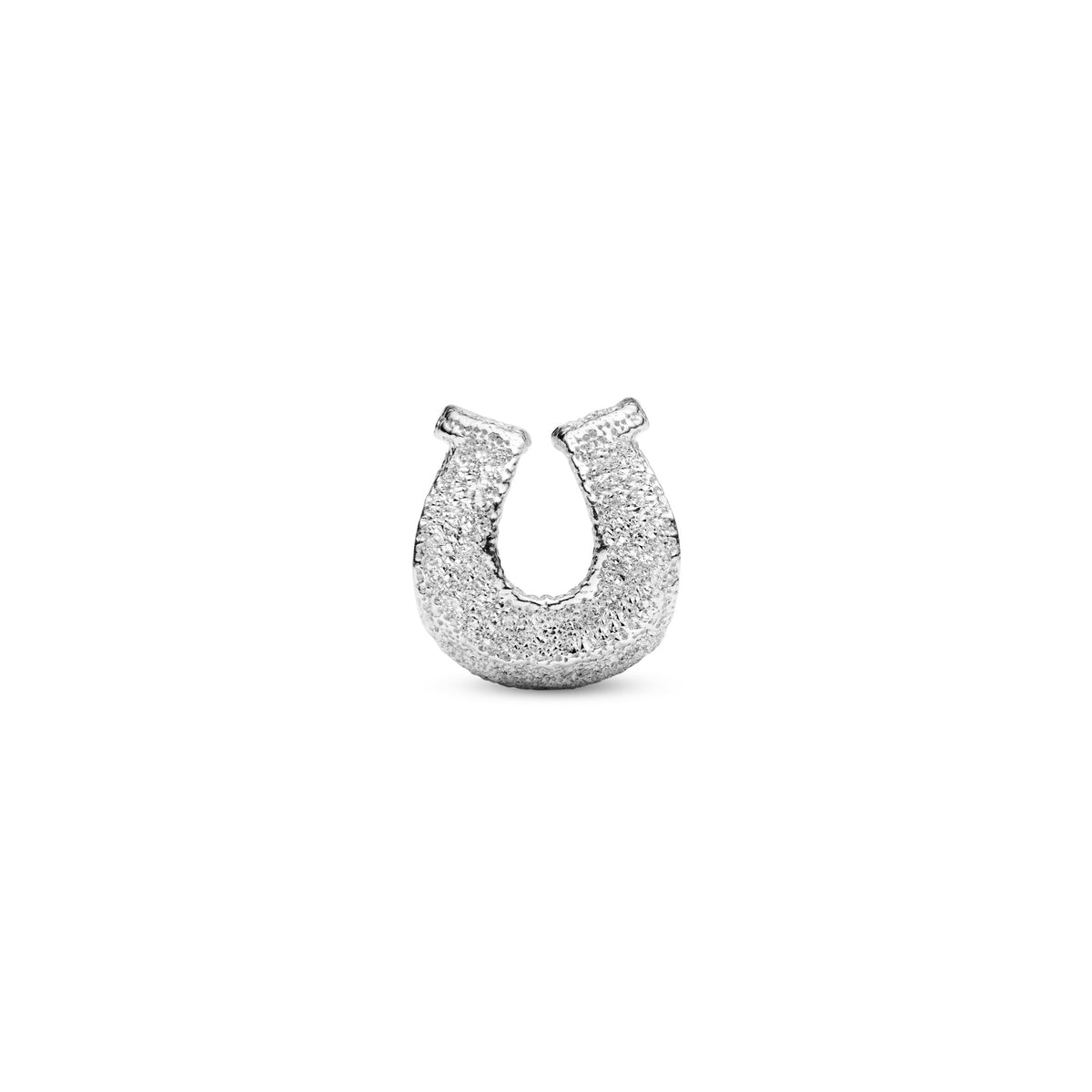 Pandora Minibedel getextureerd hoefijzer zilver 794056C00