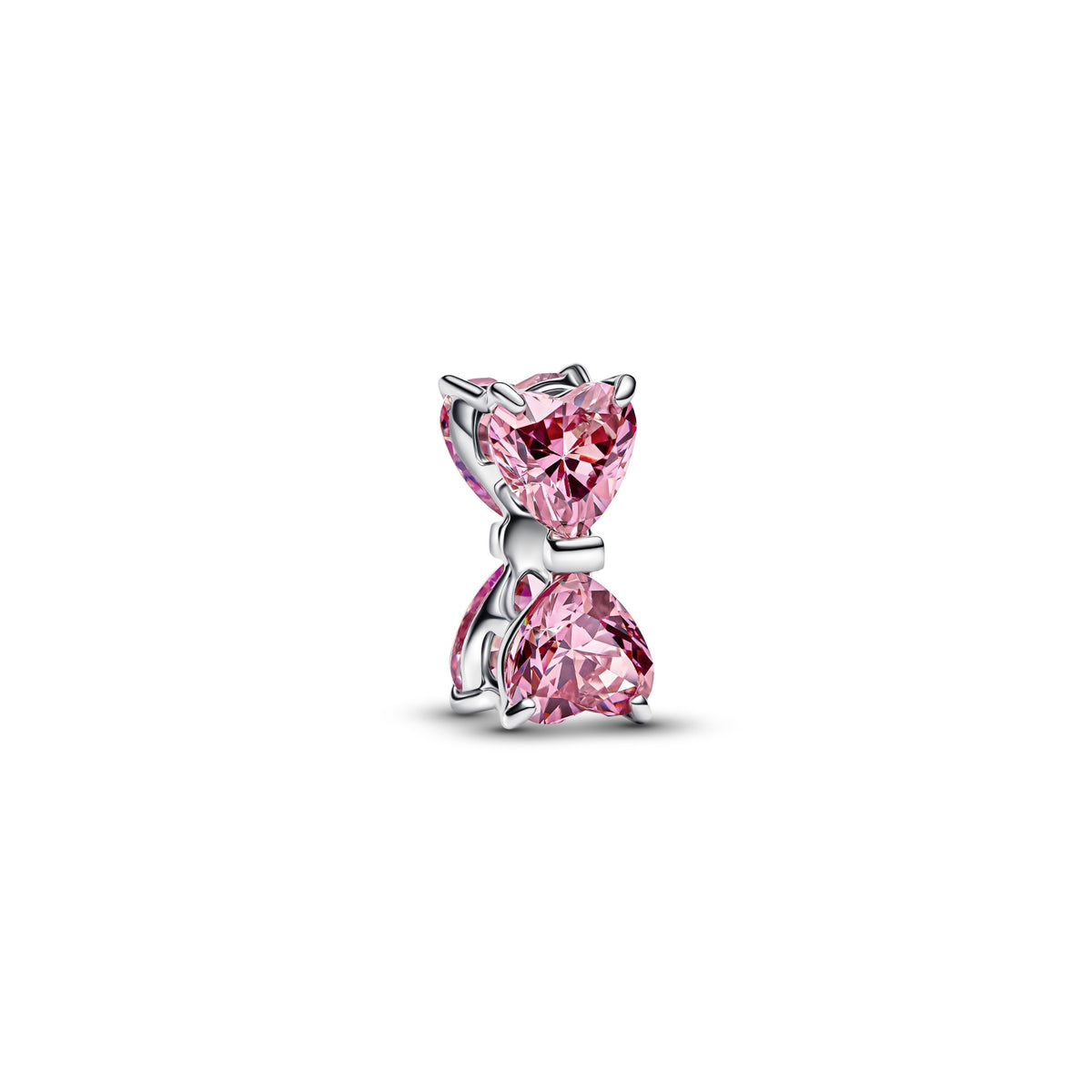 Pandora Roze Strik Bedel zilver