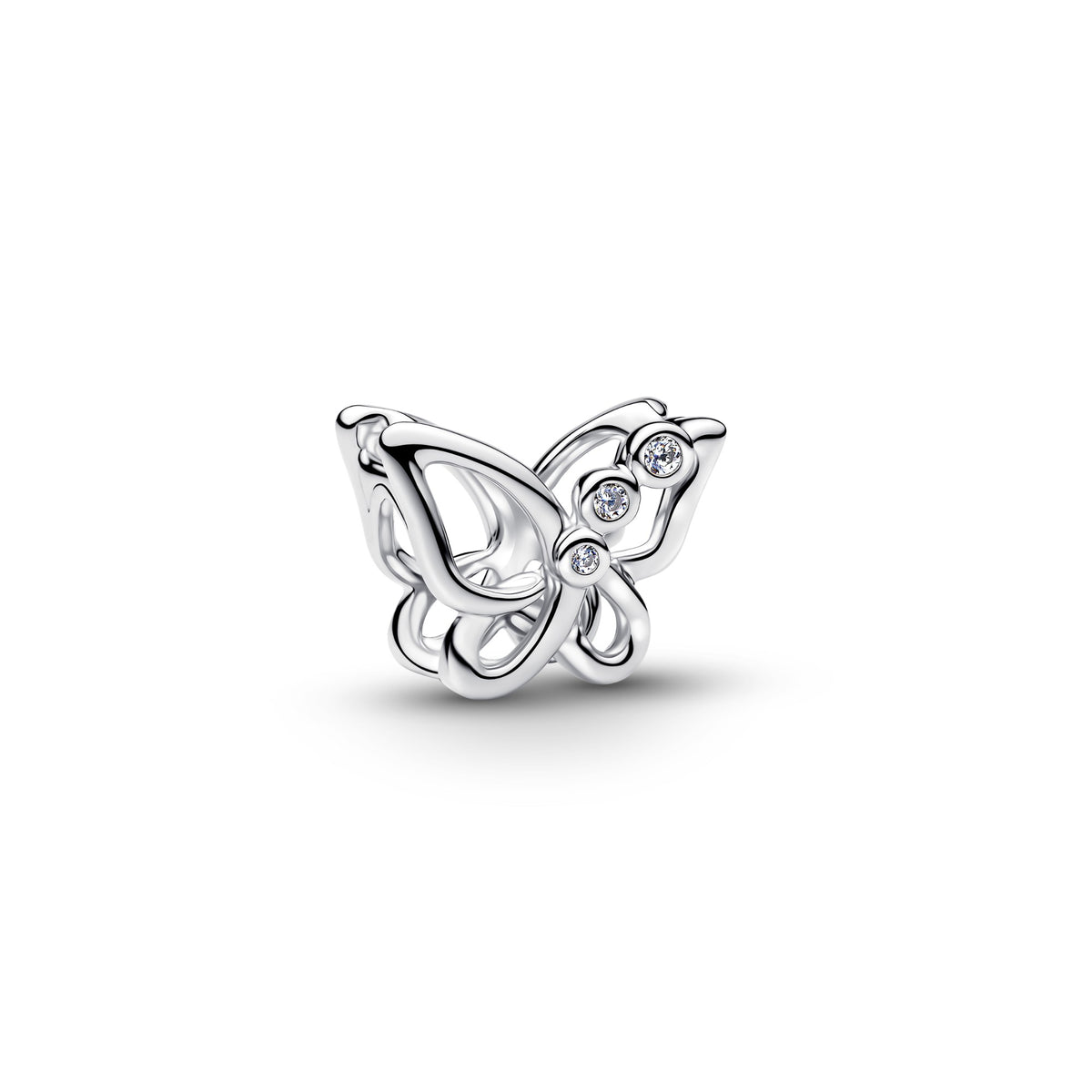 Pandora Opengewerkte Vlinder Bedel zilver
