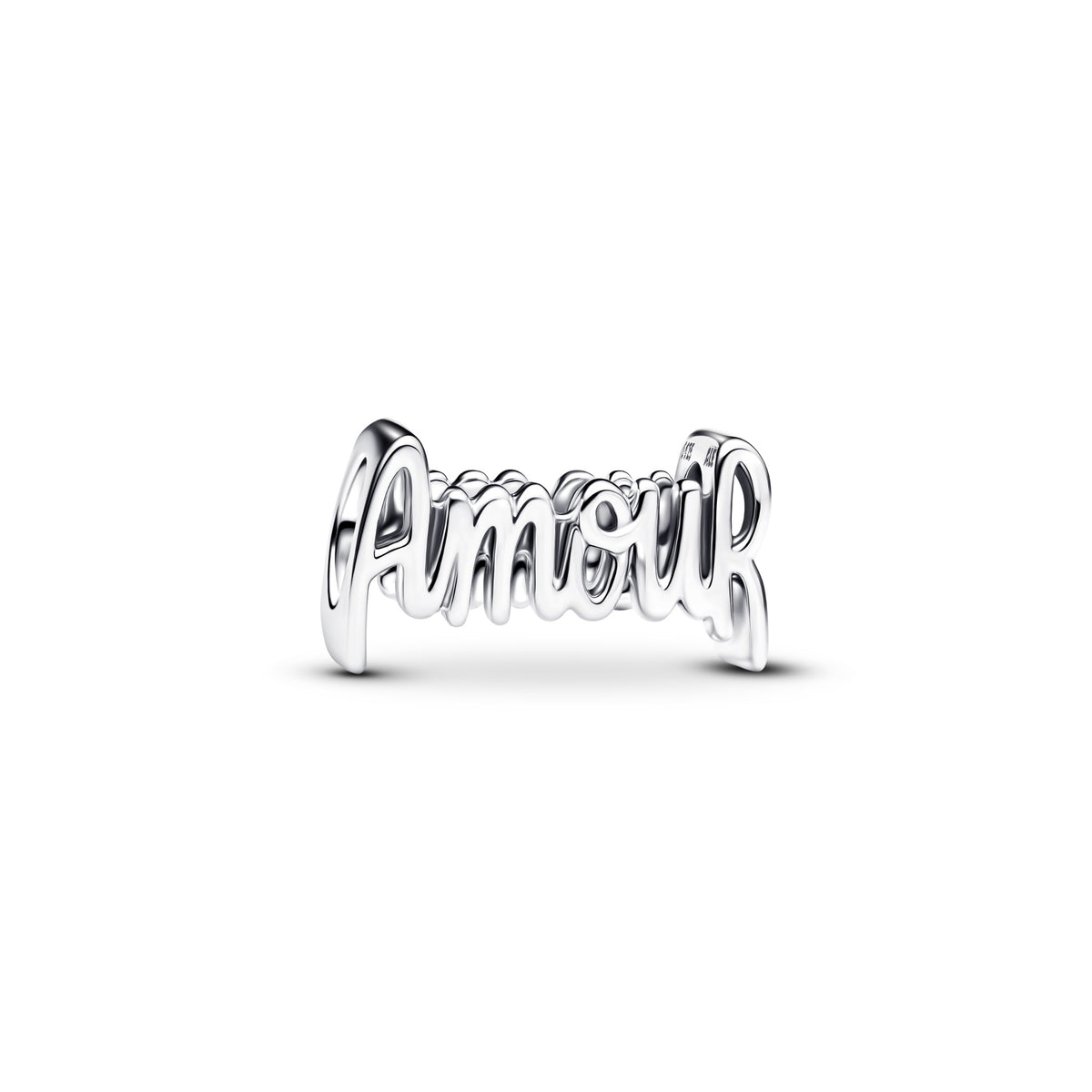 Pandora Amour Script Bedel zilver