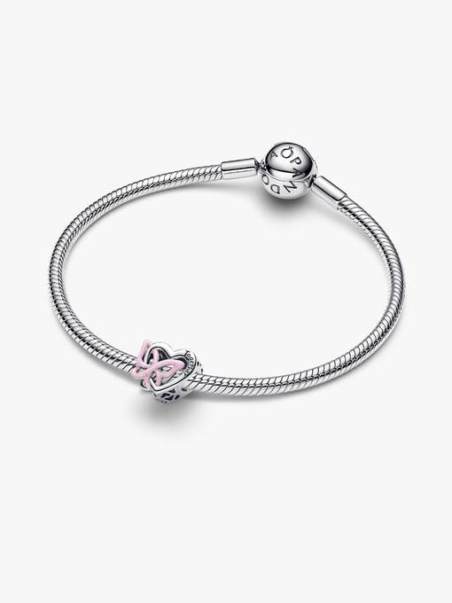 Pandora Verstrengeld Hart & Vlinder Bedel zilver - 794475C01