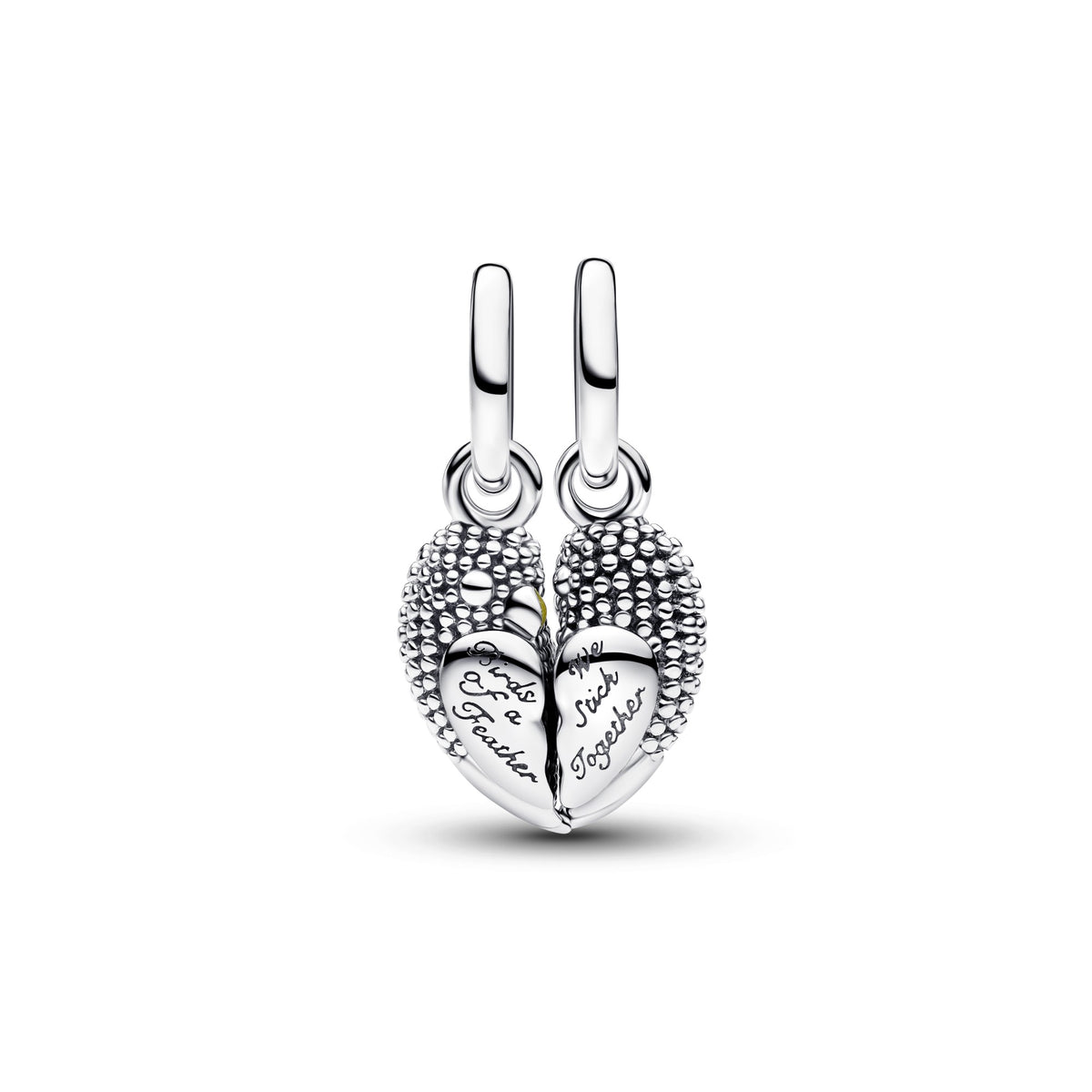 Pandora Love Birds Deelbare Hangende Bedel zilver 794484C01
