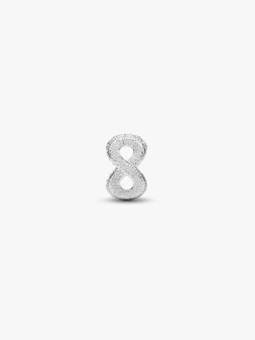 Pandora Getextureerd Oneindigheidssymbool Mini Bedel zilver - 794523C00