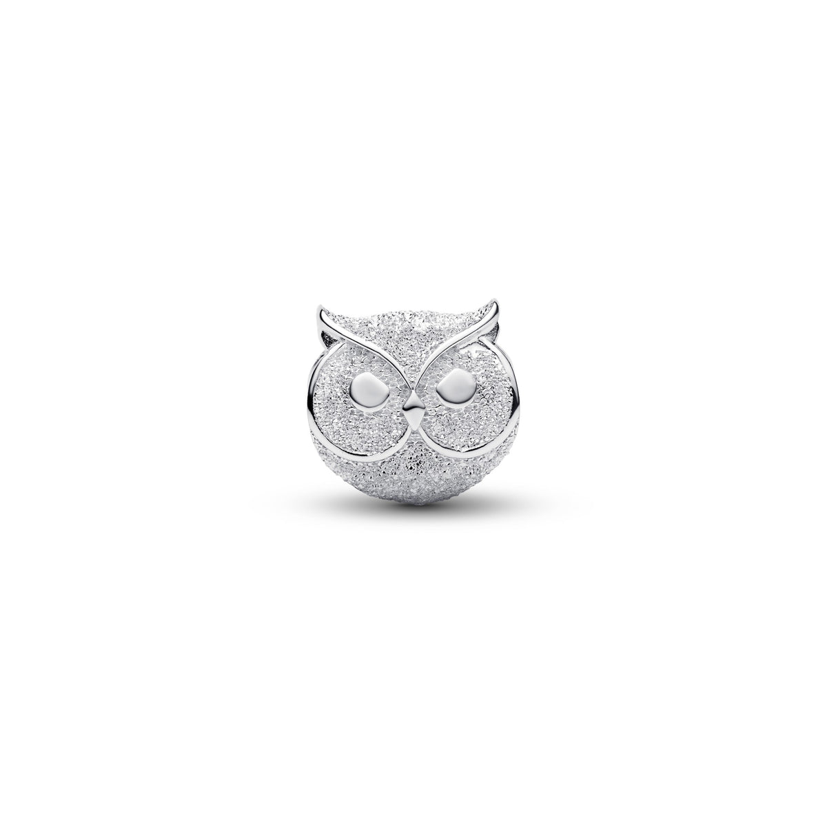 Pandora Getextureerde Uil Minibedel zilver 794525C00