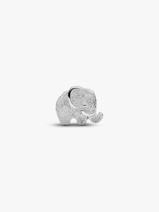 Pandora Minibedel getextureerde olifant zilver - 794528C00