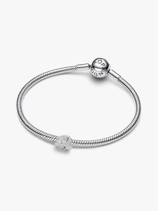 Pandora Minibedel getextureerde olifant zilver - 794528C00