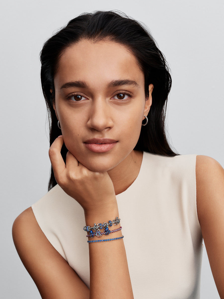 Pandora Opengewerkte Zwemmende Vis Bedel zilver 794699C01