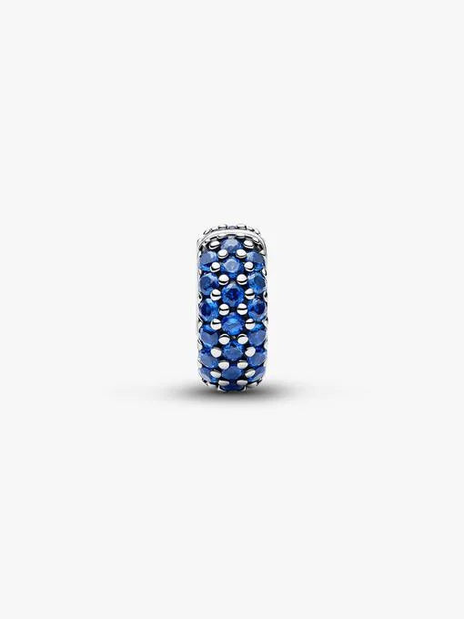 Pandora Koningsblauwe Steen Clip Bedel zilver 794700C01
