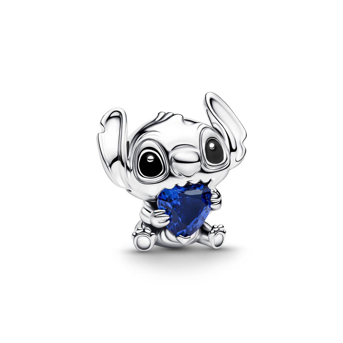 Pandora Disney Stitch Blauw Hart Bedel zilver
