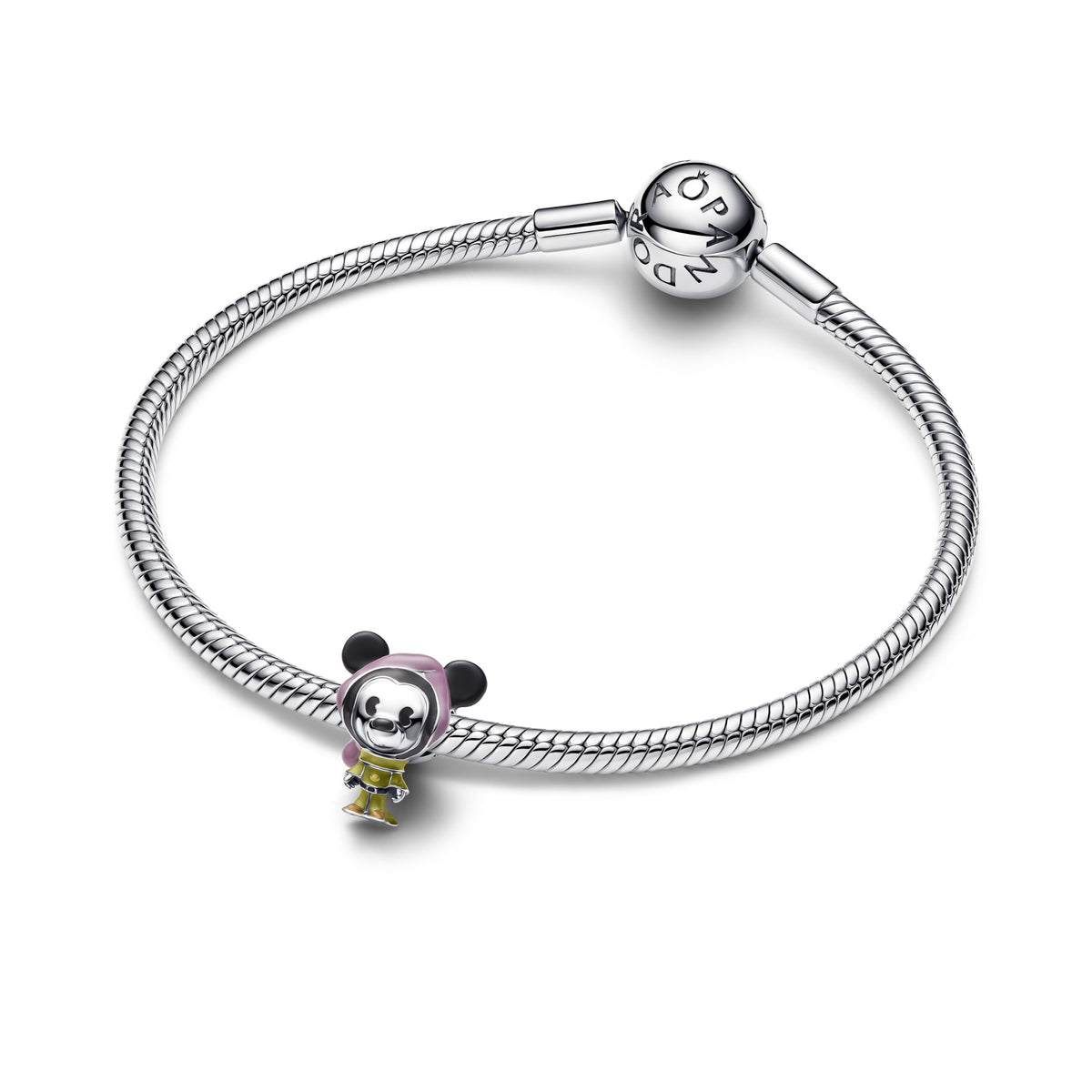 Pandora Disney Mickey Mouse als Stoetel Bedel zilver 794761C01