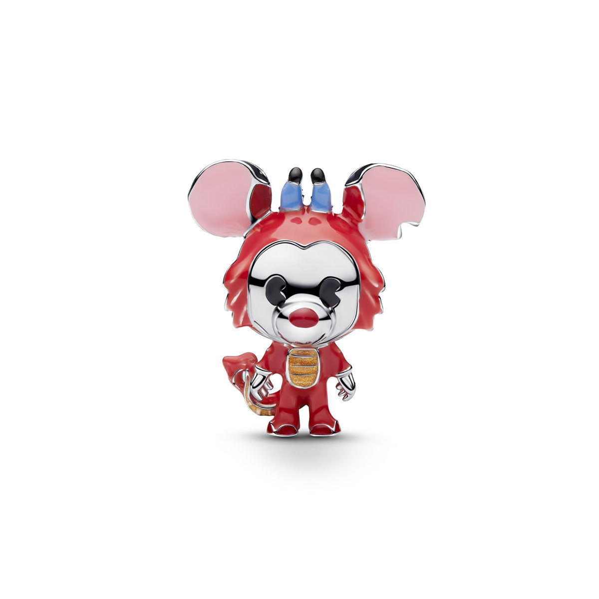 Pandora Disney Mickey Mouse als Mushu Bedel zilver 794762C01