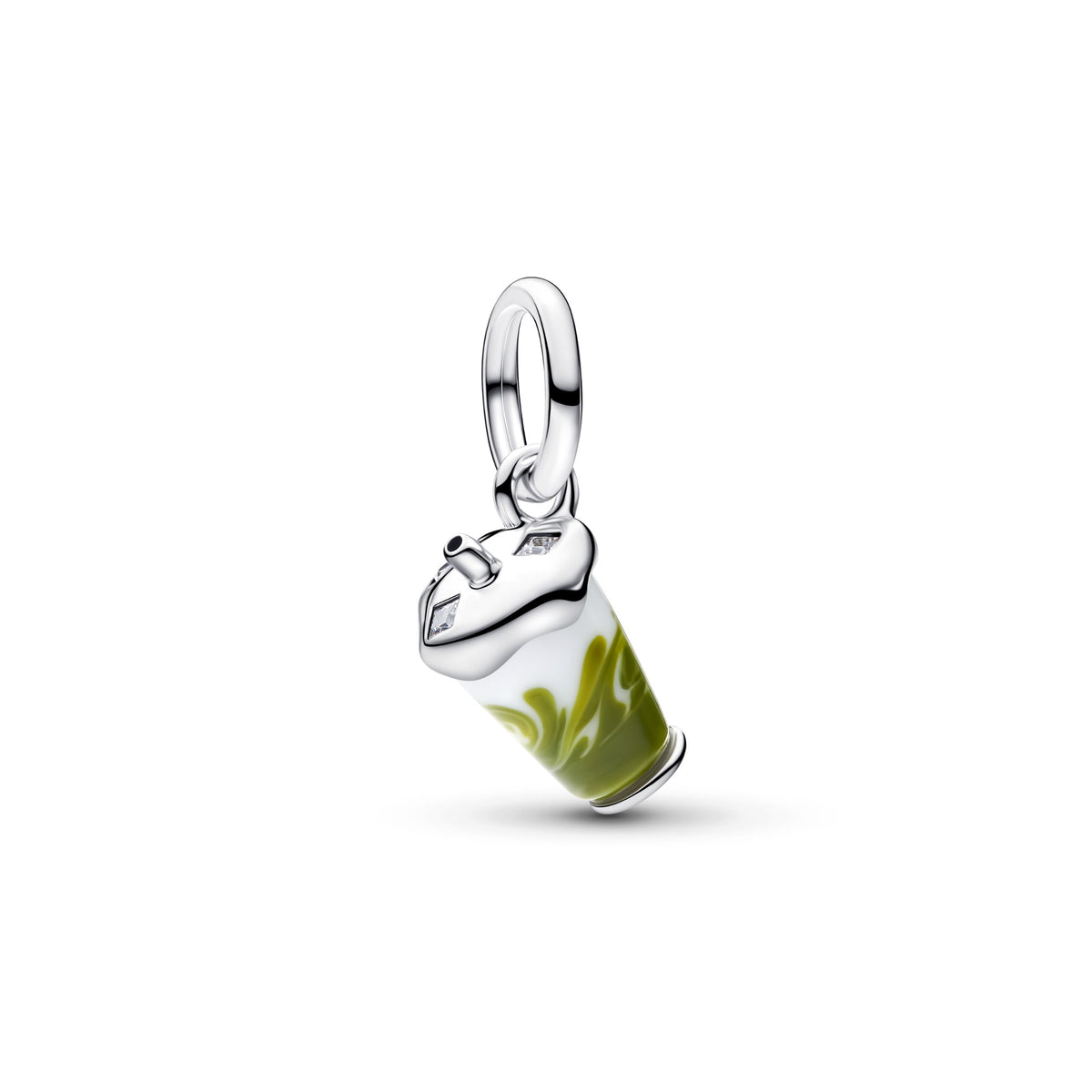 Pandora Iced Matcha Latte Muranoglas Hangende Bedel