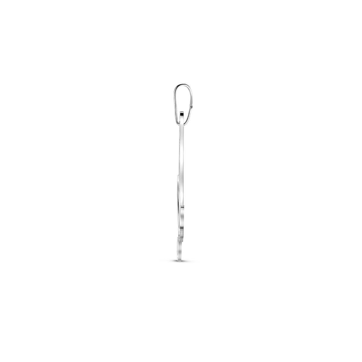 Hanger sierletter A 29 mm zilver #Letter_A
