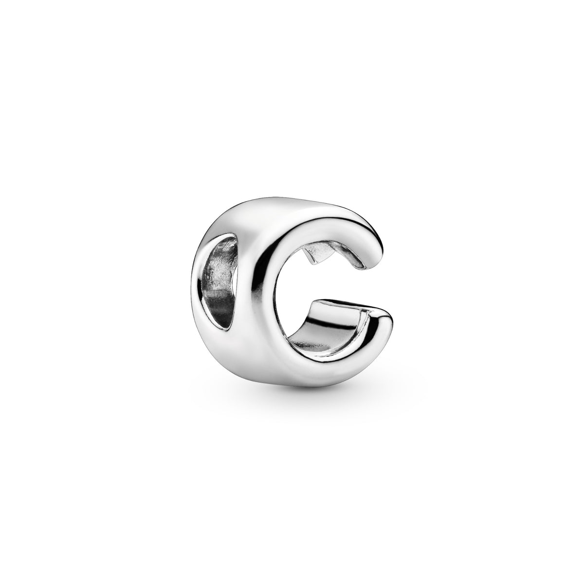 Pandora Letter C Alfabetbedel zilver