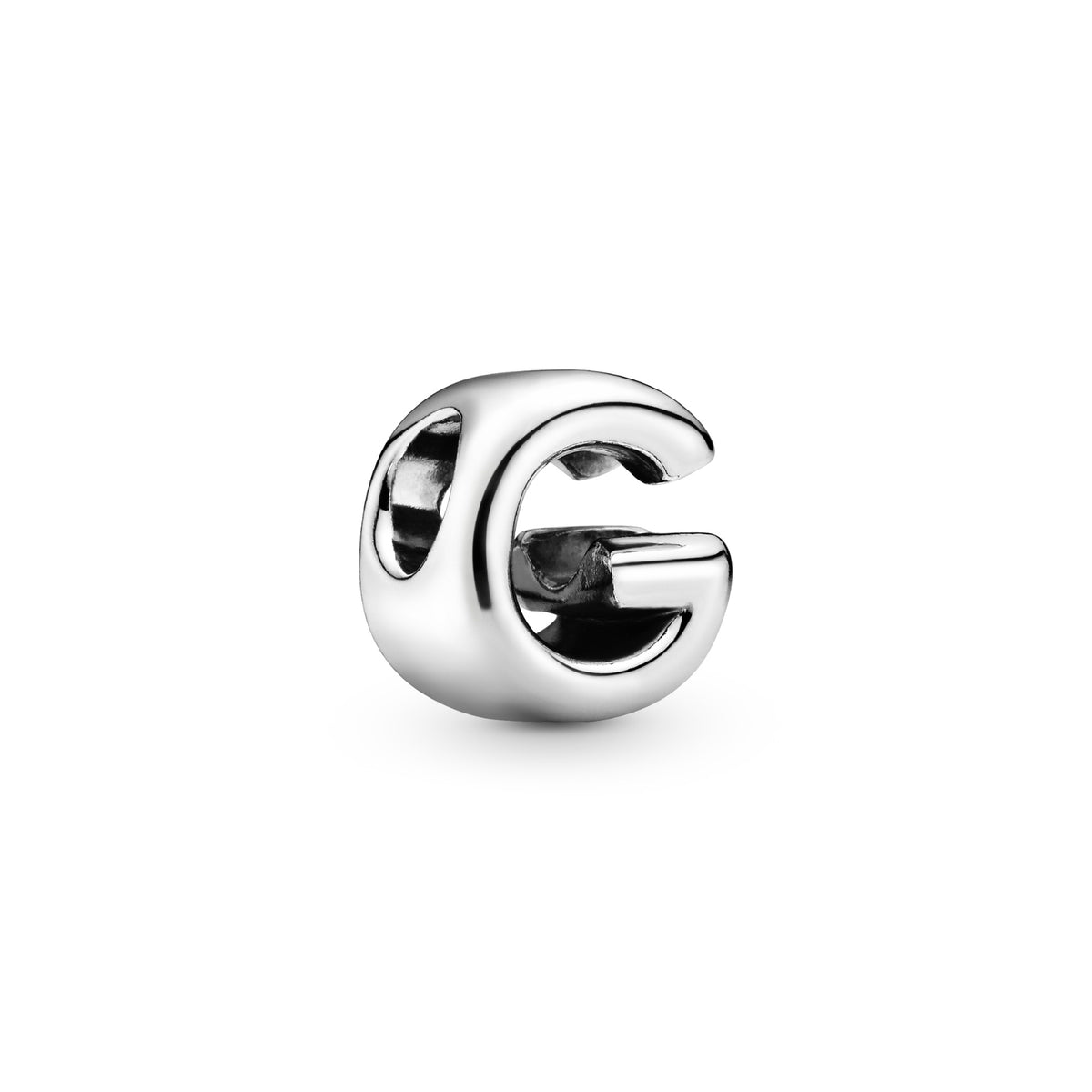 Pandora Letter G Alfabetbedel zilver