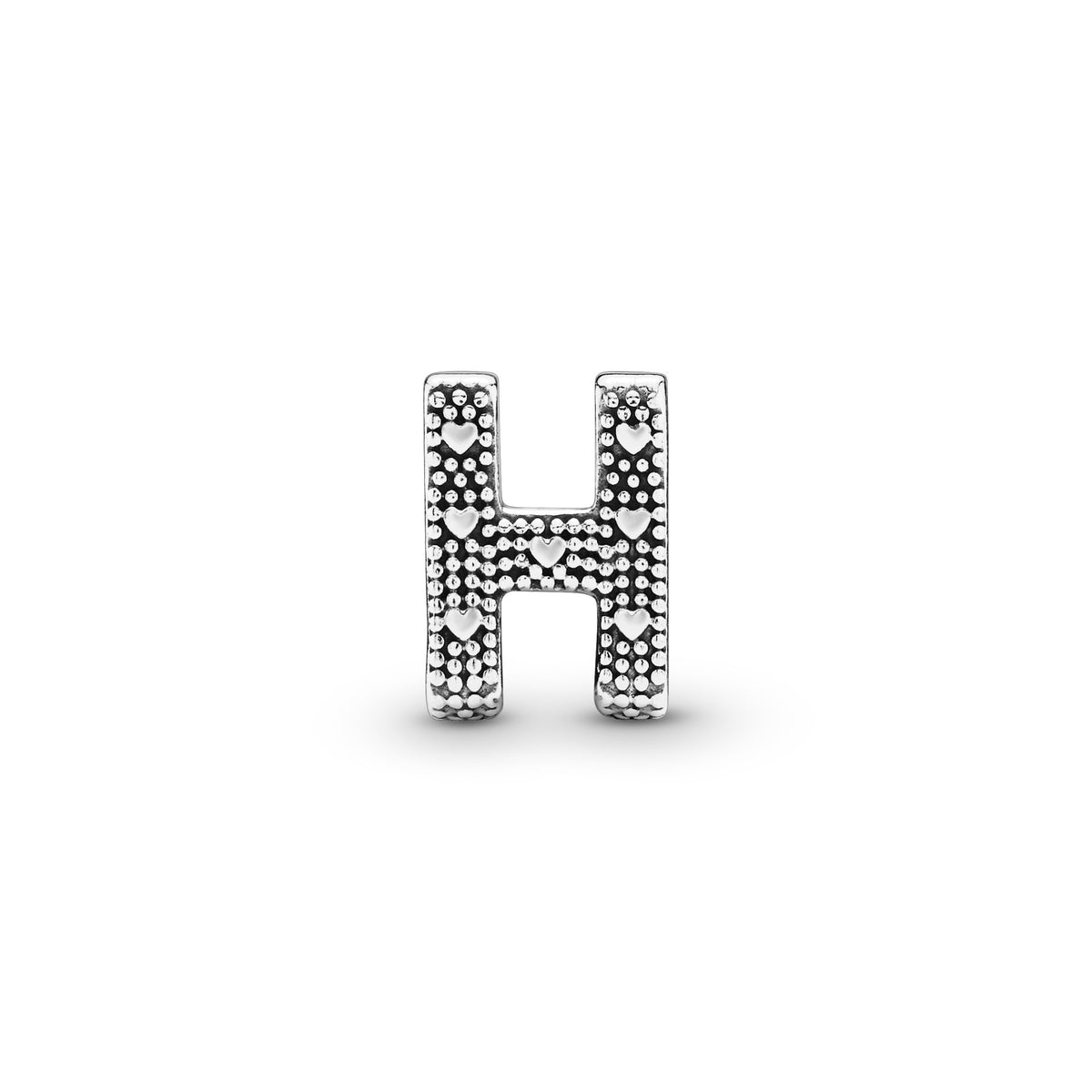 Pandora Letter H Alfabetbedel zilver 797462