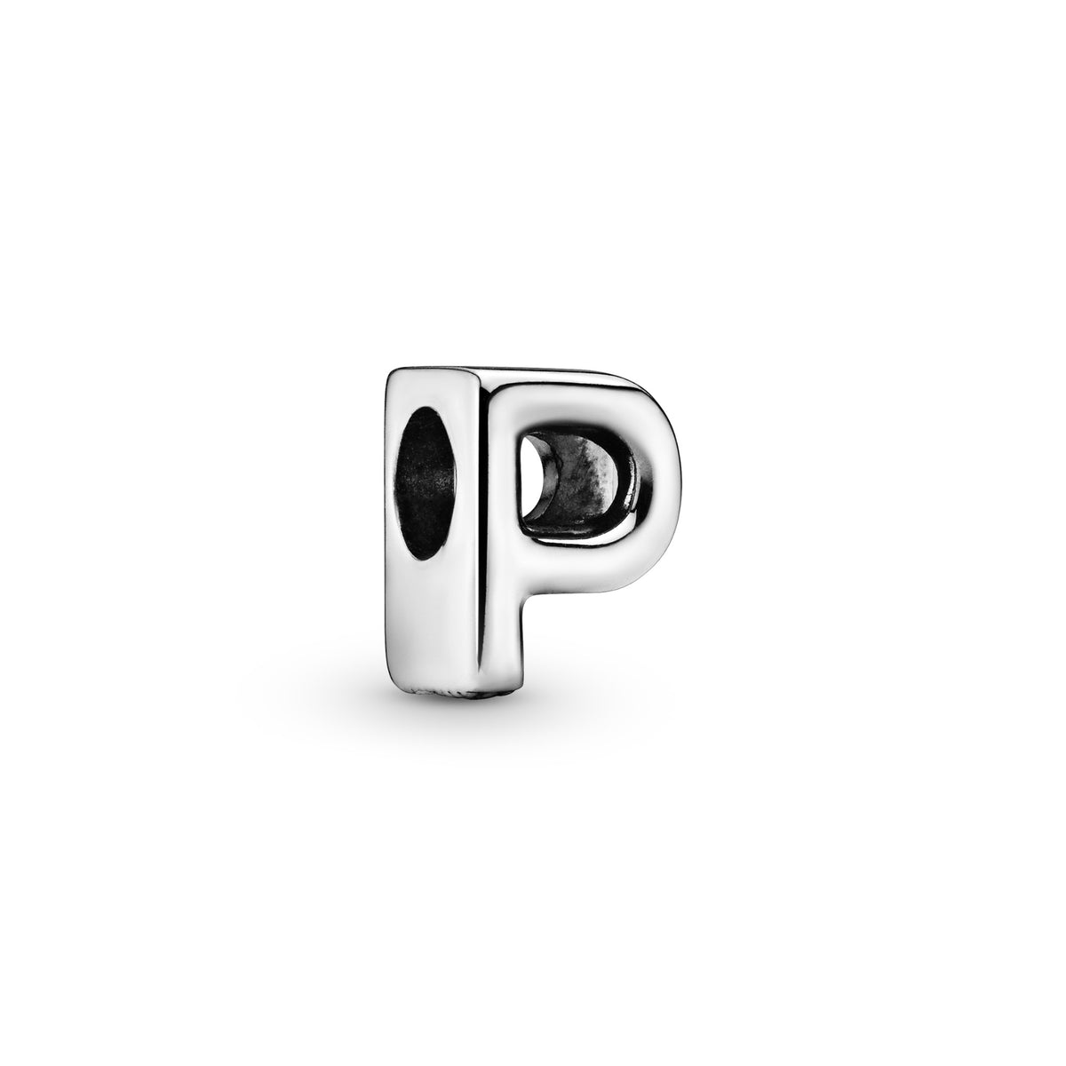 Pandora Letter P Alfabetbedel zilver