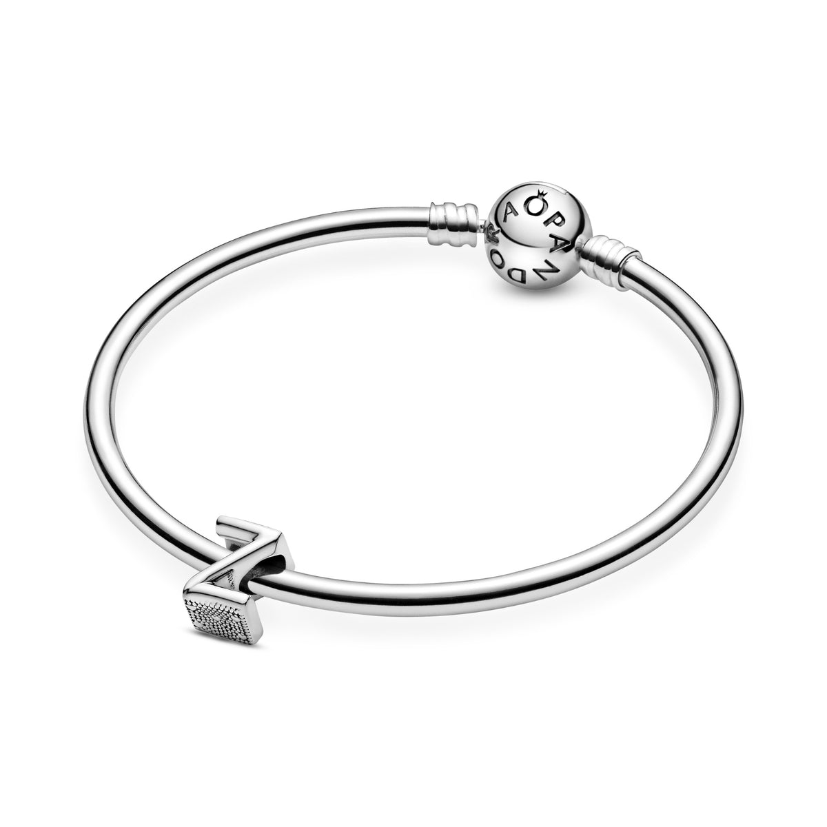 Pandora Letter Z Alfabetbedel zilver 797480