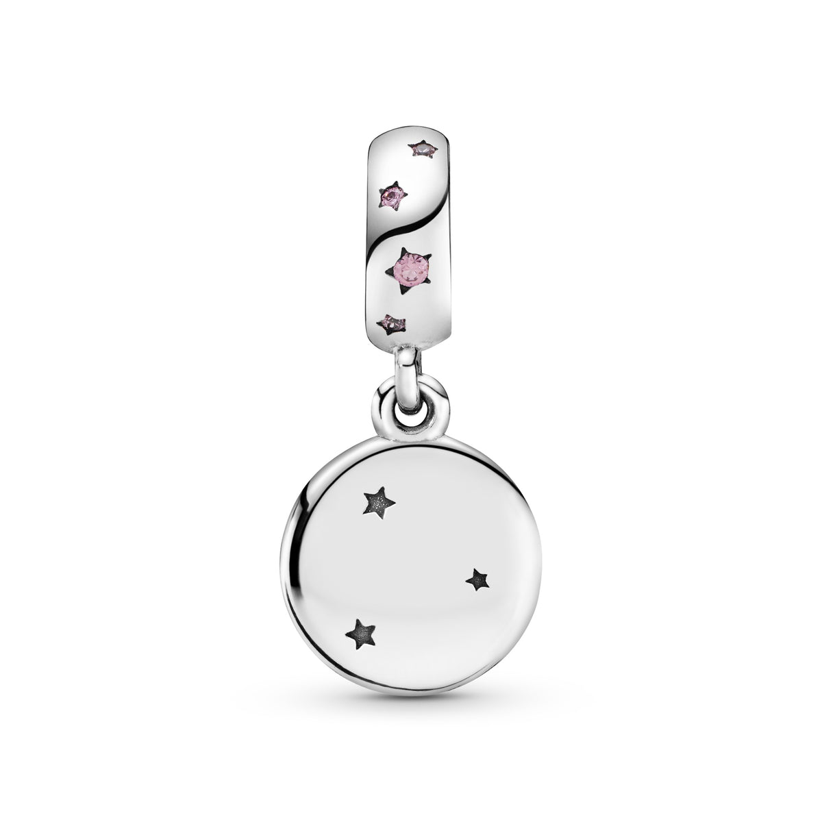 Pandora Hangende Bedel met Tekst Forever Sisters zilver 798012FPC