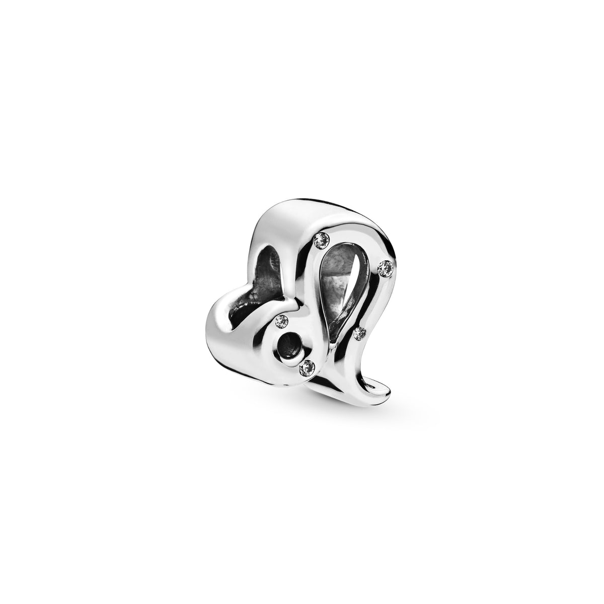 Pandora Sprankelende Leeuw Dierenriem Bedel zilver