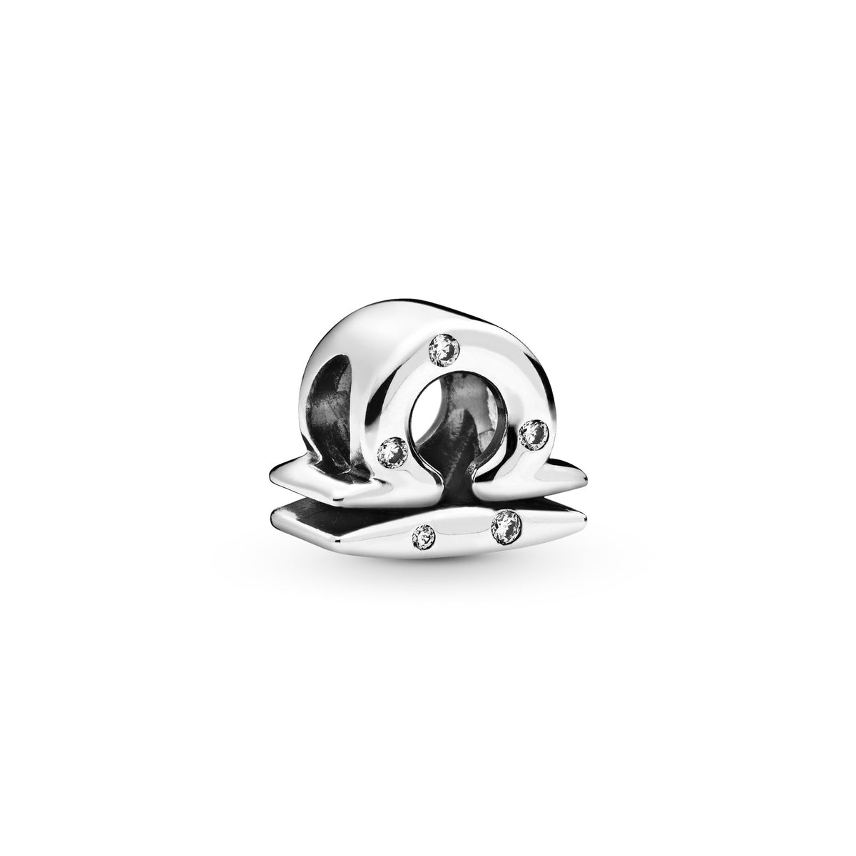 Pandora Sprankelende Weegschaal Dierenriem Bedel zilver