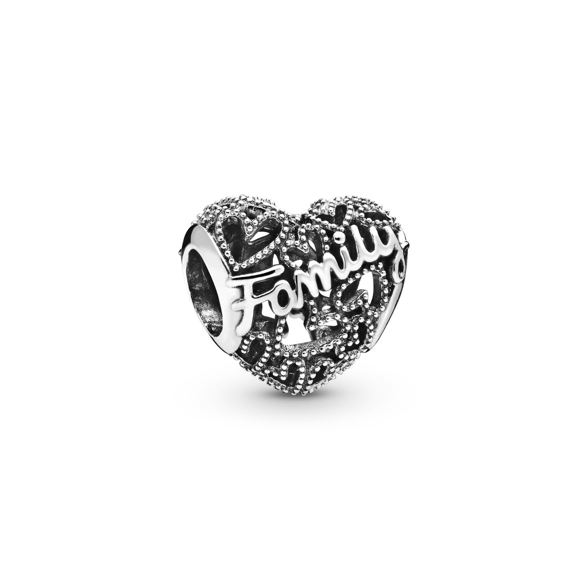 Pandora Familie Hart Bedel zilver