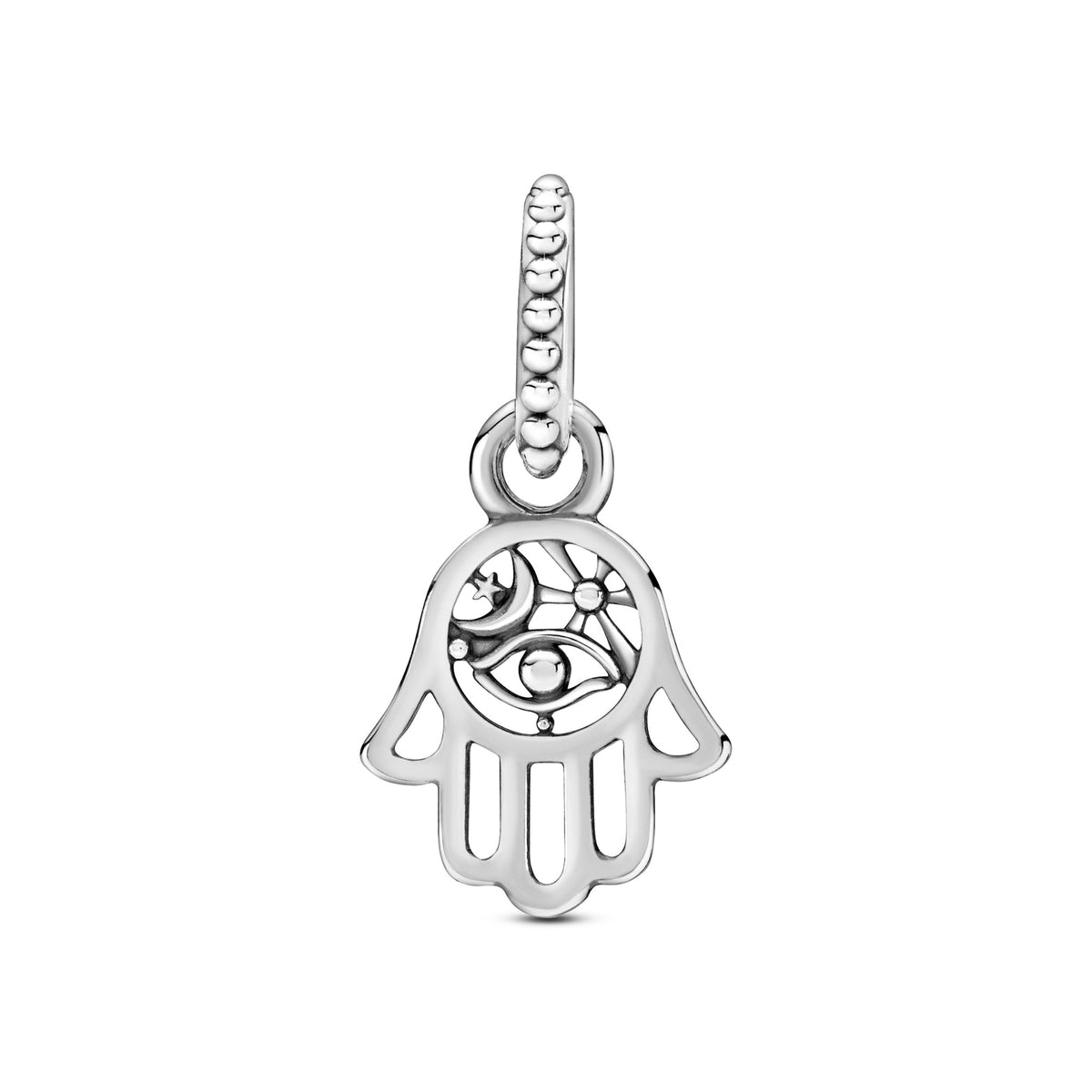 Pandora Hangende Bedel Beschermende Hamsa Hand zilver 799144C00