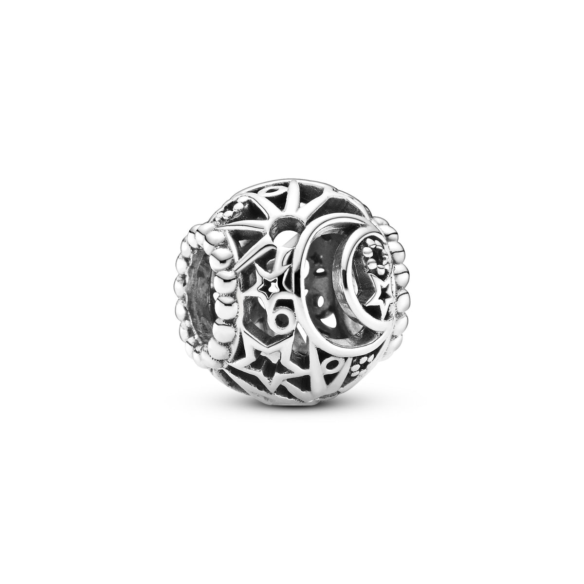 Pandora Opengewerkte Bedel Zon, Sterren & Maan zilver
