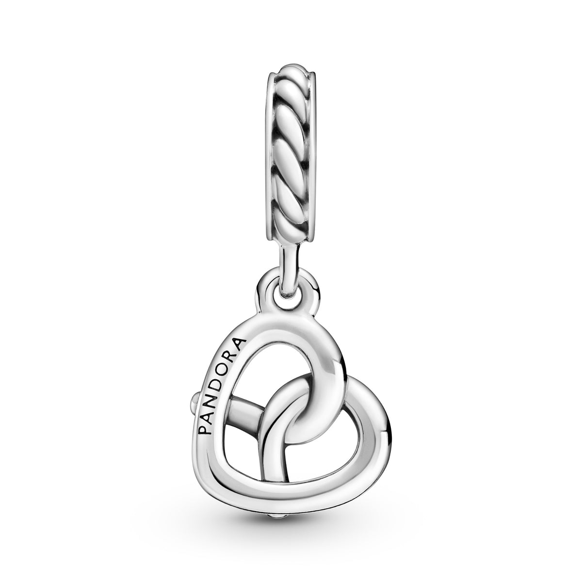 Pandora Hangende Bedel Pretzel zilver 799393C00