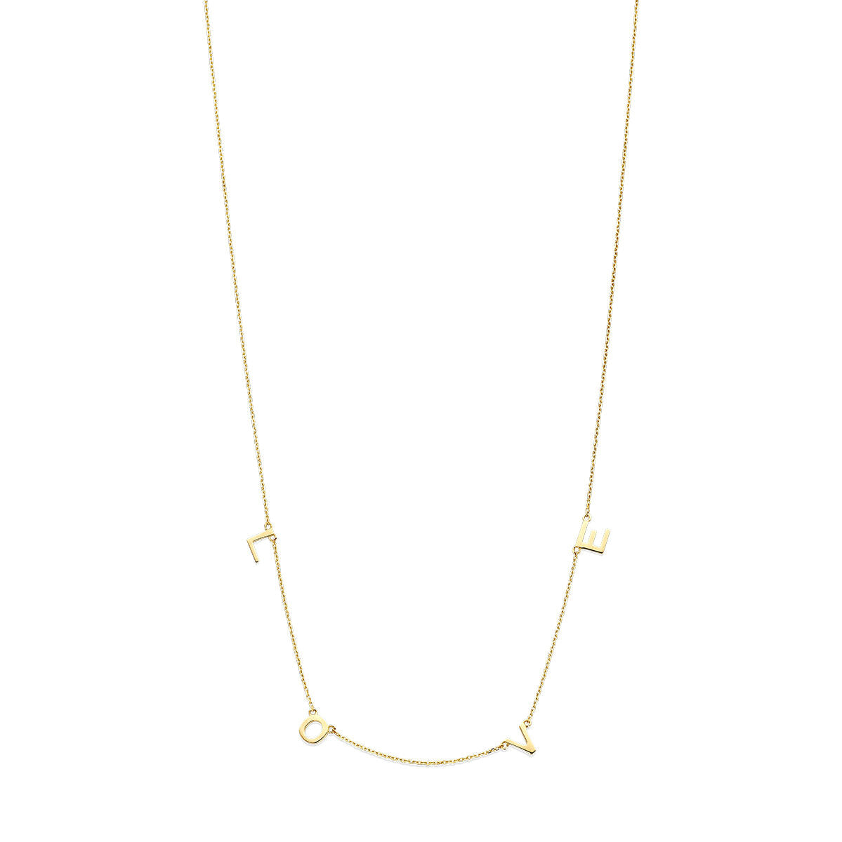 Fantasy Collection Collier love 38 - 40 - 42 cm 14K geelgoud