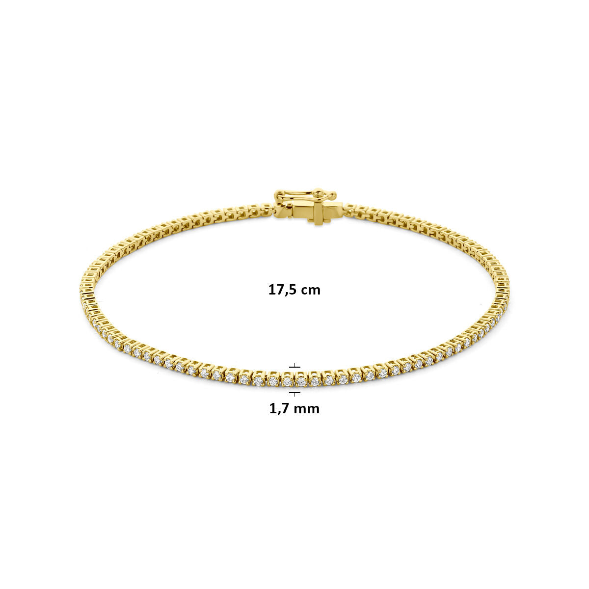 Fantasy Collection 14K Geelgouden Diamanten Armband 4035880