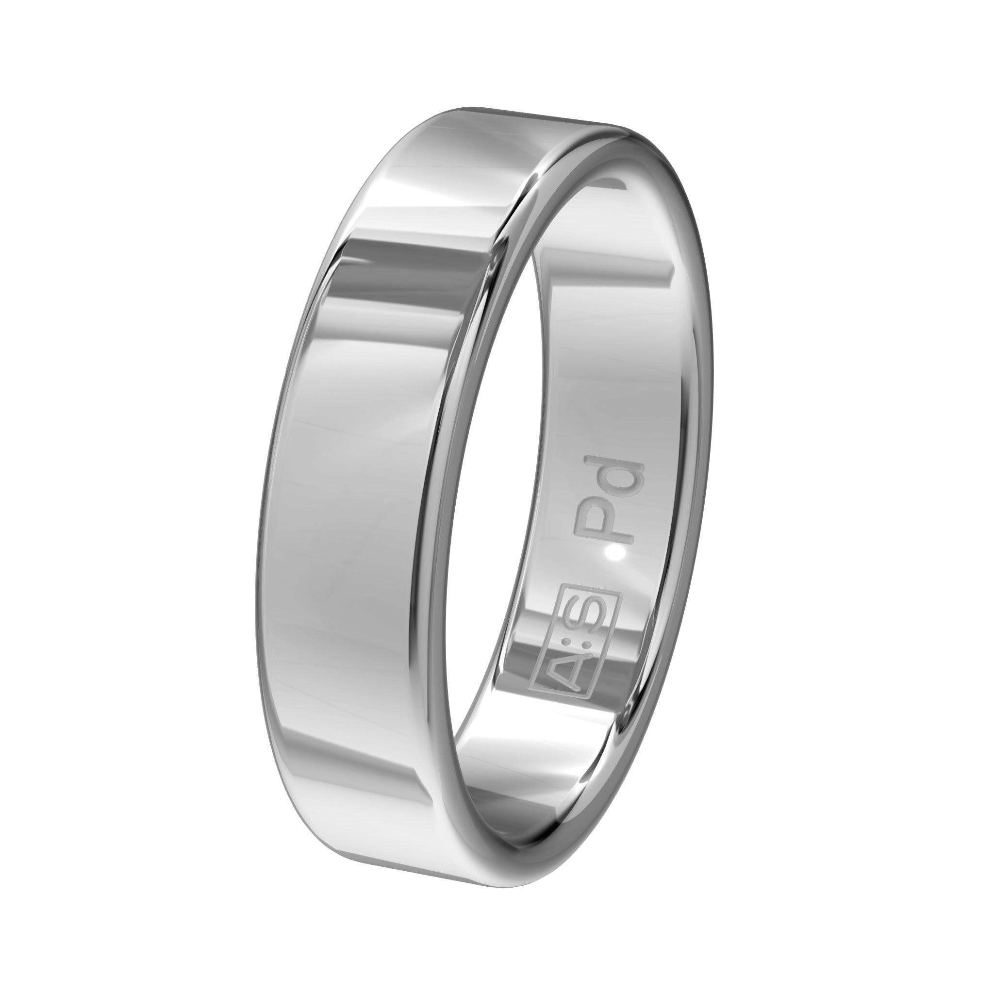 Aller Spanninga Trouwring 102 Palladium 585