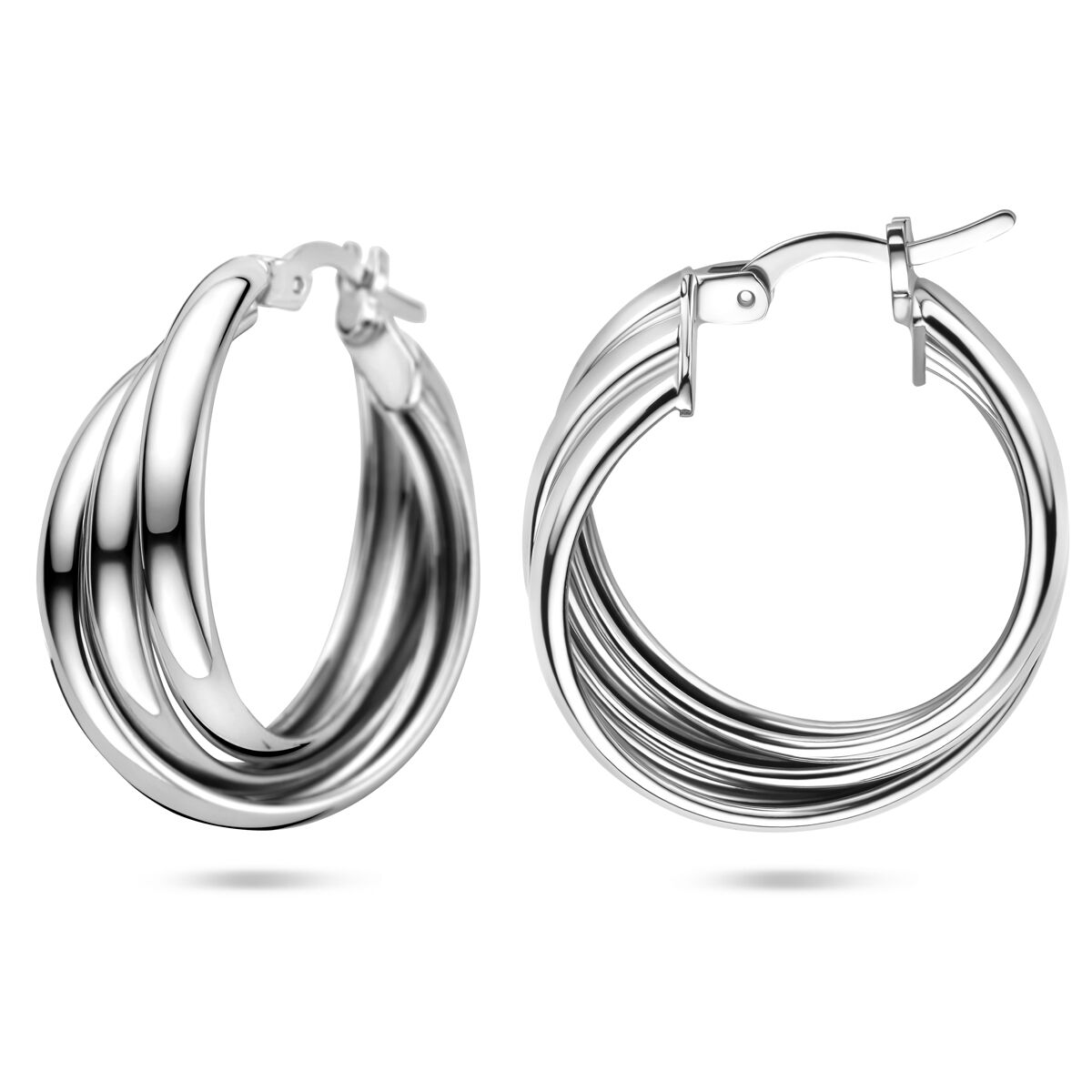 Fantasy Collection Oorbellen 26,5 mm zilver