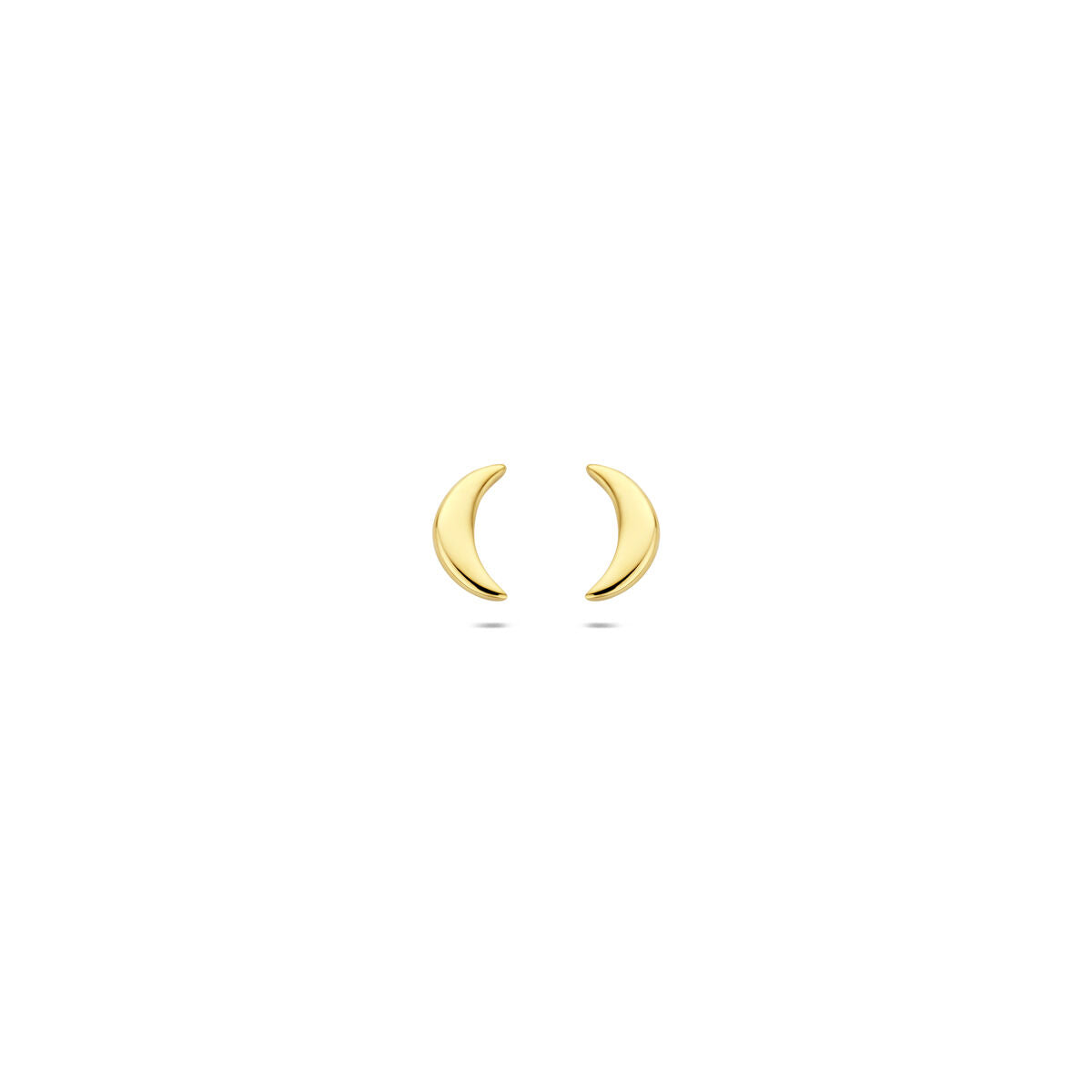 Fantasy Collection Oorbellen maan 5,5 mm 14K geelgoud