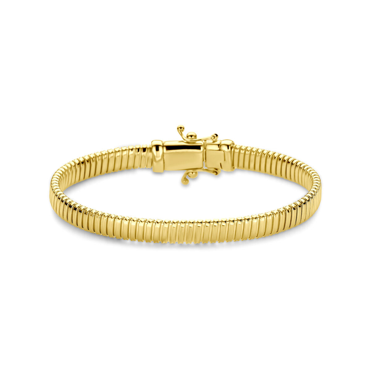 Fantasy Collection Armband tubogas 6 mm 18,5 cm 14K geelgoud