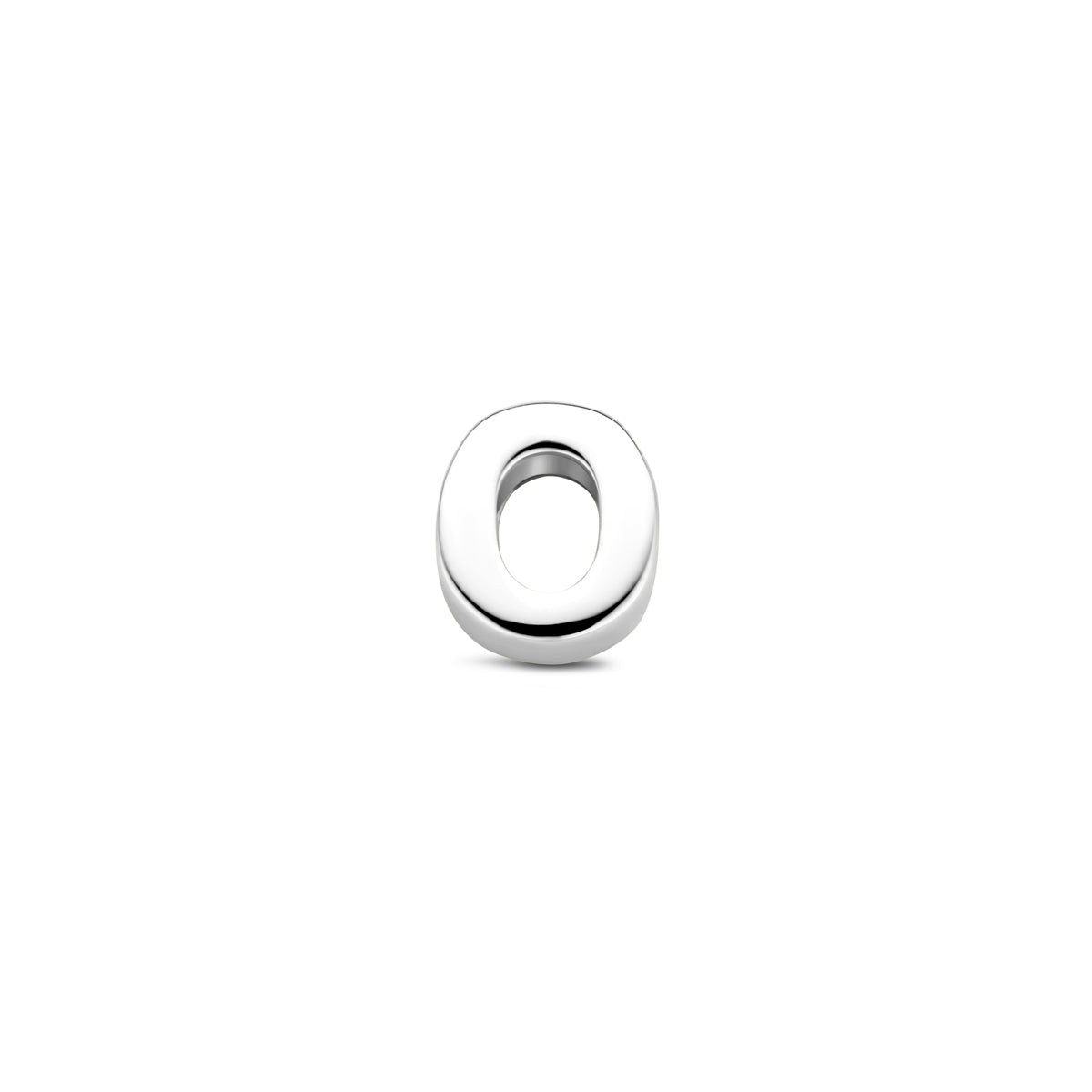 Hanger letter O 6 mm zilver #Letter_O