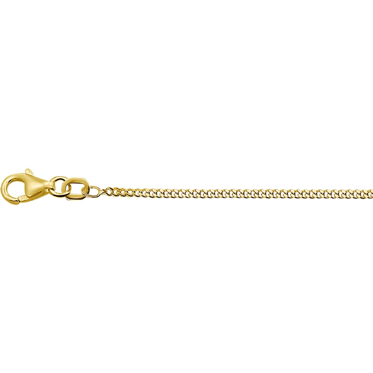 Fantasy Collection Collier gourmette 1,4 mm 9K geelgoud