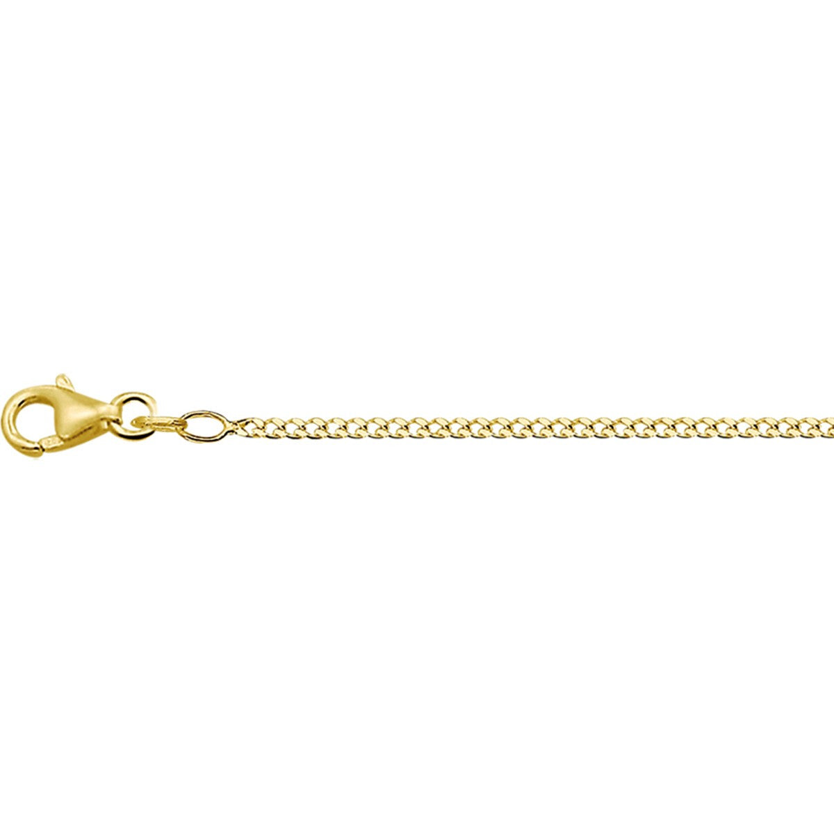 Fantasy Collection Collier gourmette 1,7 mm 9K geelgoud