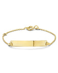 9k graveerarmband plaat 4,0 mm 9K geelgoud kleurig - PansiteNederland.nl