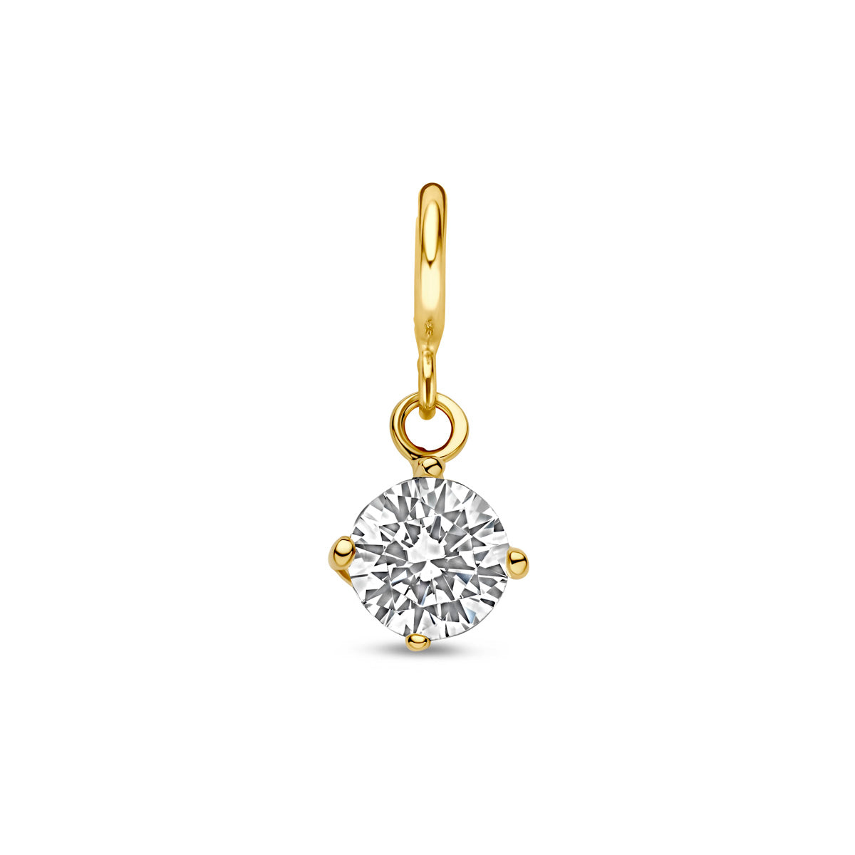 Fantasy Collection Slotbedel zirkonia 9K geelgoud 6 mm