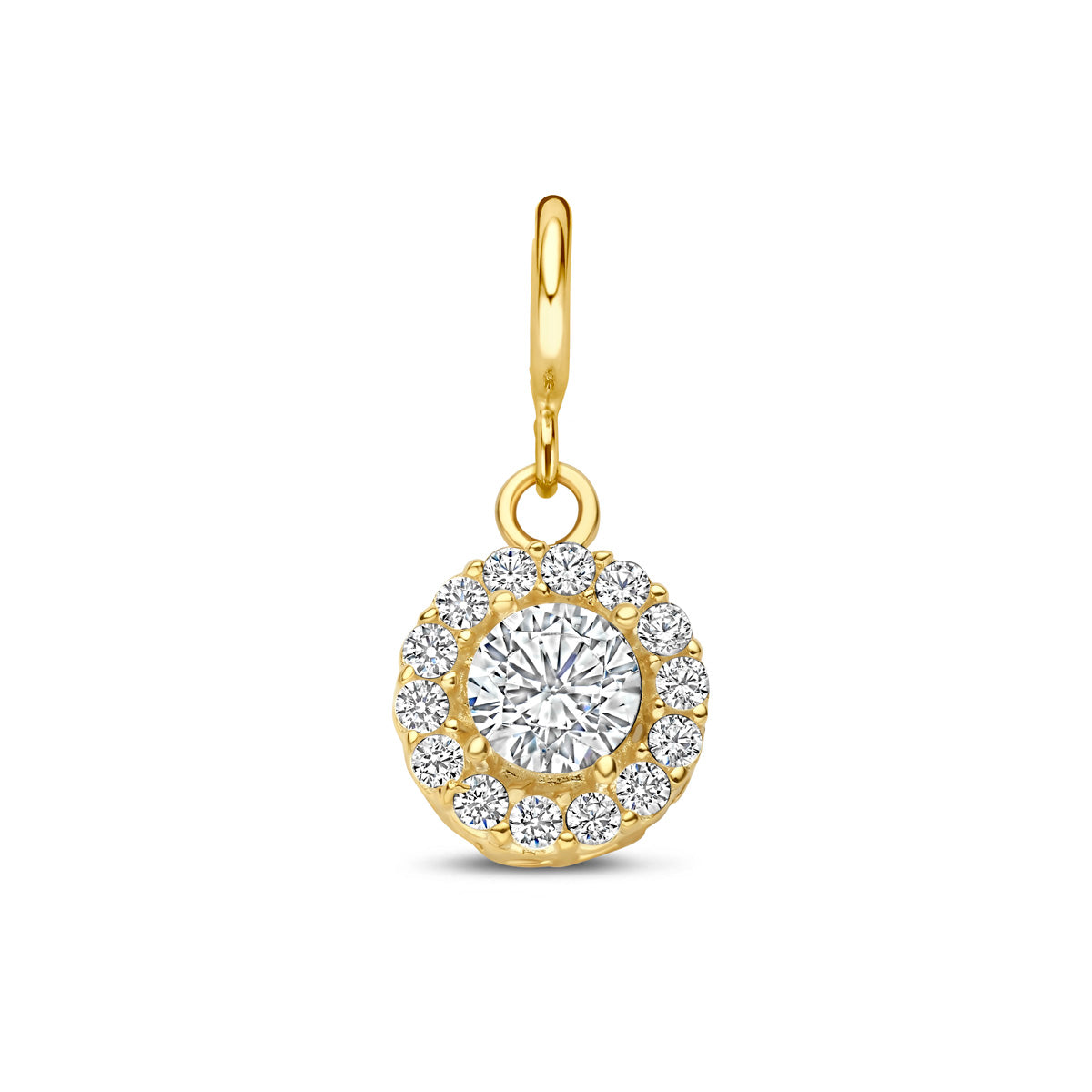 Fantasy Collection Slotbedel zirkonia 9K geelgoud 7,5 mm