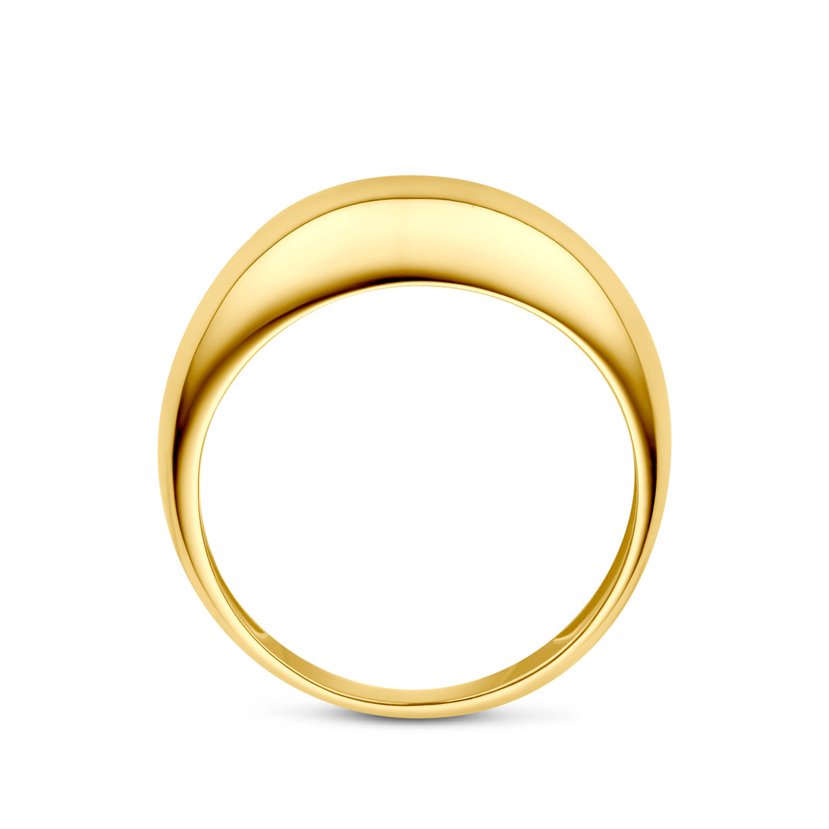 Ring balloon 9K geelgoud